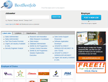 Tablet Screenshot of bestbestjob.com
